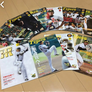 鳥谷敬選手多数！阪神タイガースファン必見！月間タイガース　全員ポスター多数付き　2年分全巻＋10冊の画像