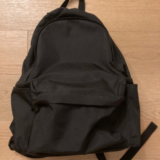 MUJI 無印良品　リュックサック　黒の画像