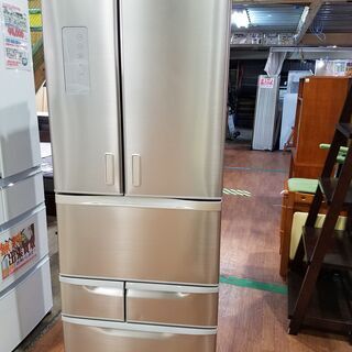 愛品館市原店】東芝 2018年製 501L 6ドア冷蔵庫 GR-507F（N) 【