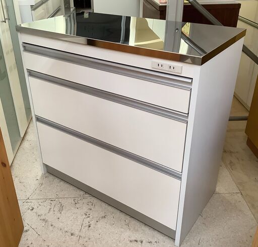 山隆家具 キッチンカウンター ロータイプ【ユーズドユーズ名古屋天白店】 J1114