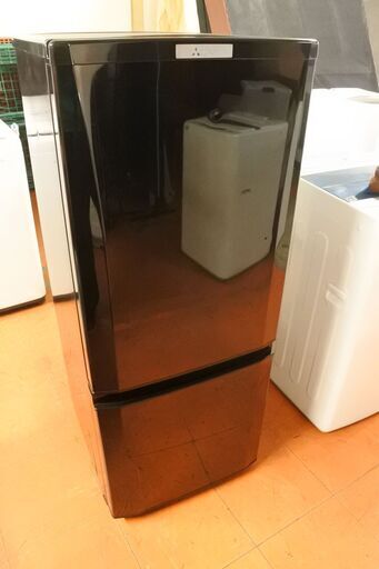 三菱 18年式 MR-P15C-B 146L 冷蔵庫 単身サイズ エリア格安配達 10*4