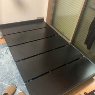 ベッド セミダブル フレームのみ ロースタイル すのこ仕様 組立...