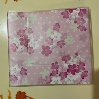 和風写真アルバム　桜模様