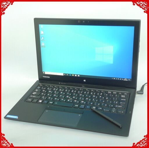 超高速SSD タブレット ノートパソコン 中古良品 フルHD 12型 東芝 Z20t-C 第6世代Core m5-6Y57 8GB 無線 Bluetooth Win10 Office