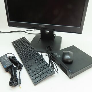 美品★☆大人気のウルトラSmallデスクトップPC！です！■SSD搭載のサクサク快速機フルセットをこの価格で！☆★■名古屋近郊なら無料持参＆セッティング★可動保証！■即！使用可！★家庭・会社・学生さん・初心者にもオススメ！インターネットもExcel ・Wordもバッチリ！快適に使えます！の画像