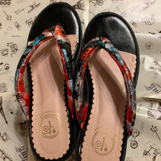 【美品】YOSUKE(ヨースケ)厚底サンダル ・下駄