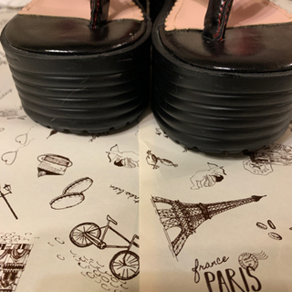 【美品】YOSUKE(ヨースケ)厚底サンダル ・下駄の画像