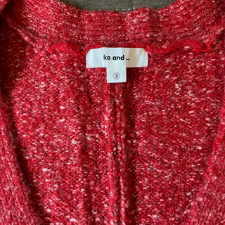 美品★nico andニットワンピースの画像