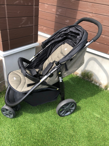 美品　使用20回未満　2020.３月購入　joie ベビーカー Lite Trax オリーブ　クッションシート付き