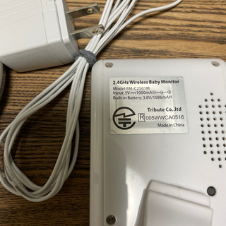 【お譲り先決定】ベビーモニター　の画像