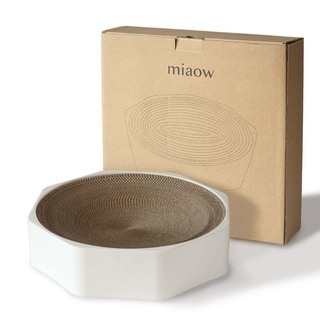 非売品【PP製スクラッチベット】miaow 猫 つめとぎ ベッド...