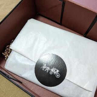 【新品未使用】コーチ COACH 革製パスケース の画像