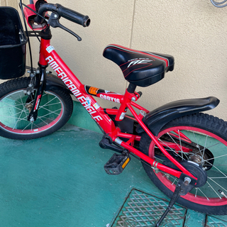 子供自転車イーグル16インチ　補助輪　ヘルメット付