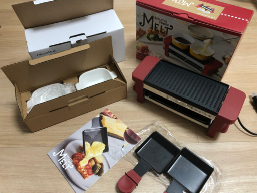 Francfranc ラクレット\u0026フォンデュメーカー　チーズフォンデュ　チョコレートフォンデュ