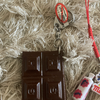 チョコレート、ミルキーキーホルダーの画像