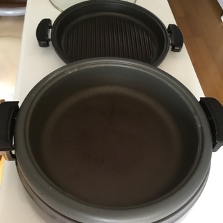 タイガーグリル鍋:焼肉プレート付き:中古‼️取引中❗️の画像