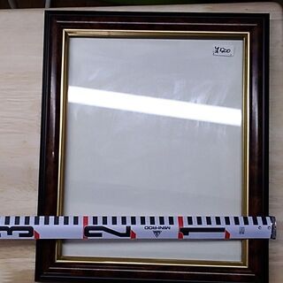 【中古】額縁⑩木目調（プラスチック）の画像