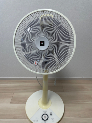 シャープ扇風機　pj-f3ds  リハイポジション・リビングファン ホワイト系 [DCモーター搭載 /リモコン付き]