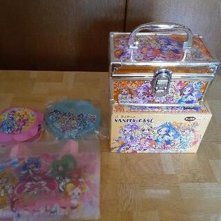 美品・プリキュアグッズ・映画:特典 いろいろ…バニティケース付き...