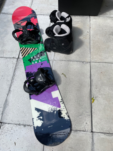 【スノーボード】板・ブーツ・ゴーグルセット