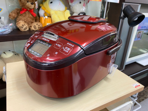 I357 HITACHI　5.5合炊　圧力＆スチームIH炊飯器　2017年式