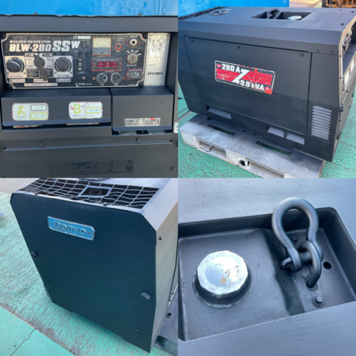 デンヨー　ヴェルダー　BLW-280 SSW ディーゼル　三相　9.9kVA 200v 100v