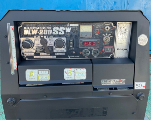デンヨー　ヴェルダー　BLW-280 SSW ディーゼル　三相　9.9kVA 200v 100v