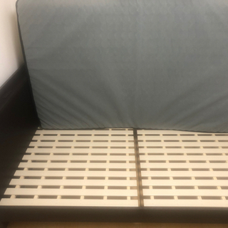 セミダブルベッド　コンセント付き　マットレス付きの画像