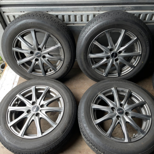 ほぼ新品　BRIDGESTONE 175/65R15 美品　アルミホイール付き　マナレイ　ユーロスピード