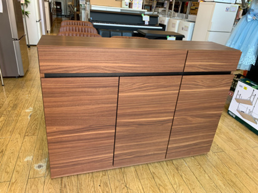 ⭐️モダンStyle⭐️美品 大川家具 サンウッディ サイドボード キャビネット