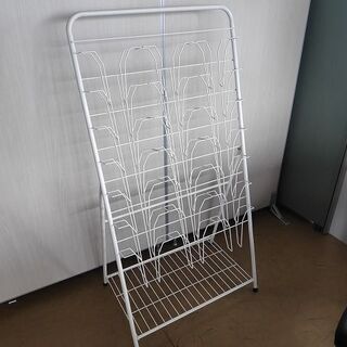 カグクロ　３列７段Ａ４パンフレットラック　網棚付き『美品中古』複...