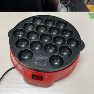 【🌙今夜はタコパ🐙🐙】電気たこ焼き器 18個焼きの画像