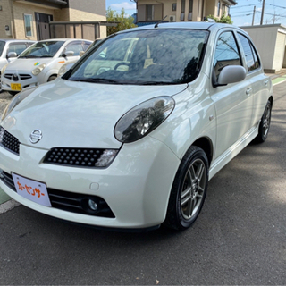 総額21.8万円 日産 マーチ 12SR 5MT 車検付き 自動車税込み 乗り出し総額 機関良好 タイミングチェーンの画像