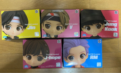 TinyTAN Qposket 5点セット　Bカラー
