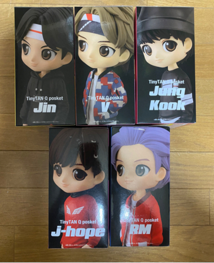 TinyTAN Qposket 5点セット　Bカラー