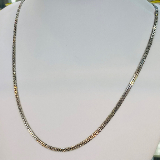 【中古品】Pt850 6面W 20.1g 50cm [72]