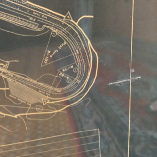 鈴鹿サーキットのコースレイアウトパネルの画像