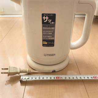 タイガー 電気ケトル ポット 湯沸かしの画像