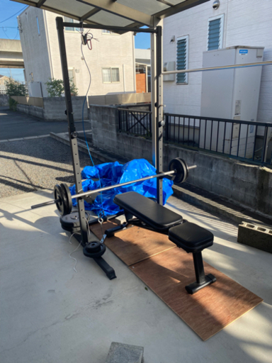 バーベル インクラインベンチ ハーフラックセット