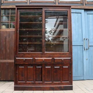 HOKUMIN 北海道民芸家具 食器棚 カップボード 樺無垢材 収納 キッチン