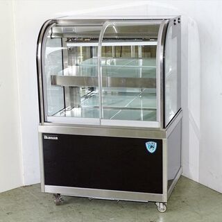 山口)下松市より　大和冷機 小型対面ショーケース 冷蔵ショーケース　10℃仕様 KN201F2 単相100V 幅70cm 2014年製 BIZHK07H
