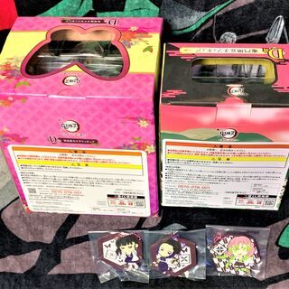 新品未開封☆鬼滅の刃一番くじ栗花落カナヲ 竈門ねずこフィギュア５点セット胡蝶しのぶ 甘露寺みつりラバーコースターの画像