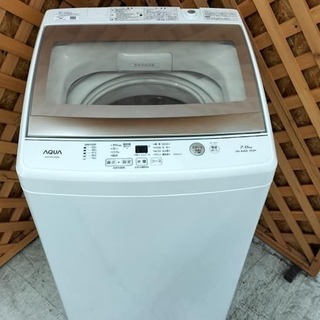 【愛品館江戸川店】AQUA（アクア）全自動洗濯機「AQW-GS70G」（2019年製）ID：142-029672-007