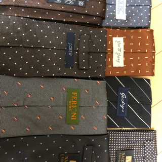 ブラウン、グレー系　ネクタイ　10本セットの画像