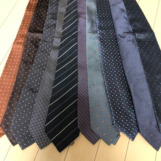 ブラウン、グレー系　ネクタイ　10本セットの画像