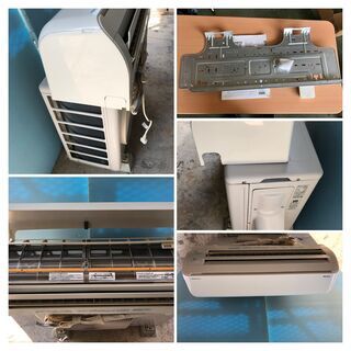 東芝　ルームエアコン　自動掃除　RAS-251ER（W)　主に8畳2013年製 TOSHIBAの画像