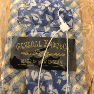 未使用　ネクタイ　GENERAL KNOT&Co.   アダム・エ・ロペ の画像