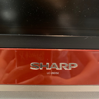 SHARP液晶カラーテレビLC-26D50 の画像