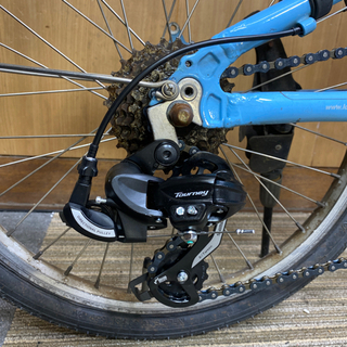 【値引不可】ルイガノMV-1 20インチミニベロ 変速機・変速レバー他新品交換済