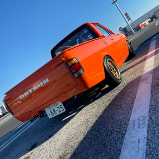 サニトラ　ショート　オールペン済　シャコタン　サニートラック　旧車の画像